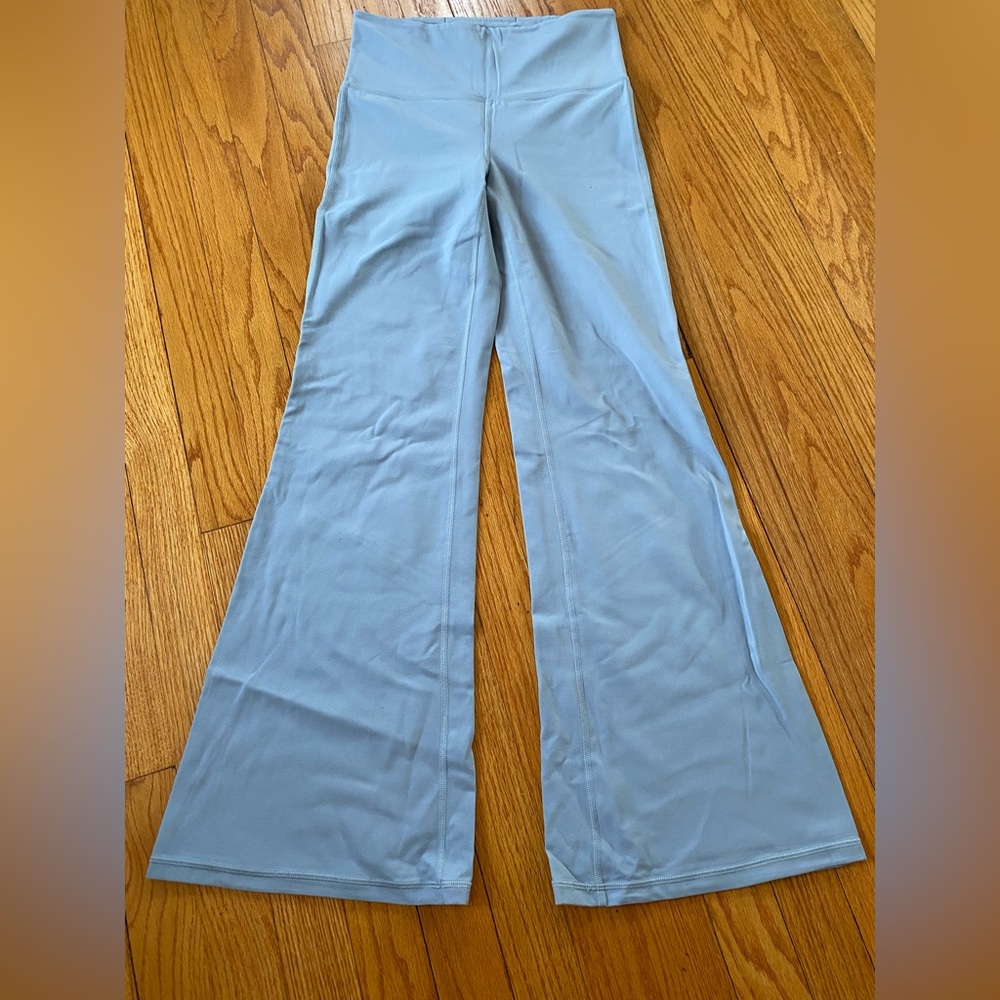 Athleta Light Blue Flare Leggings